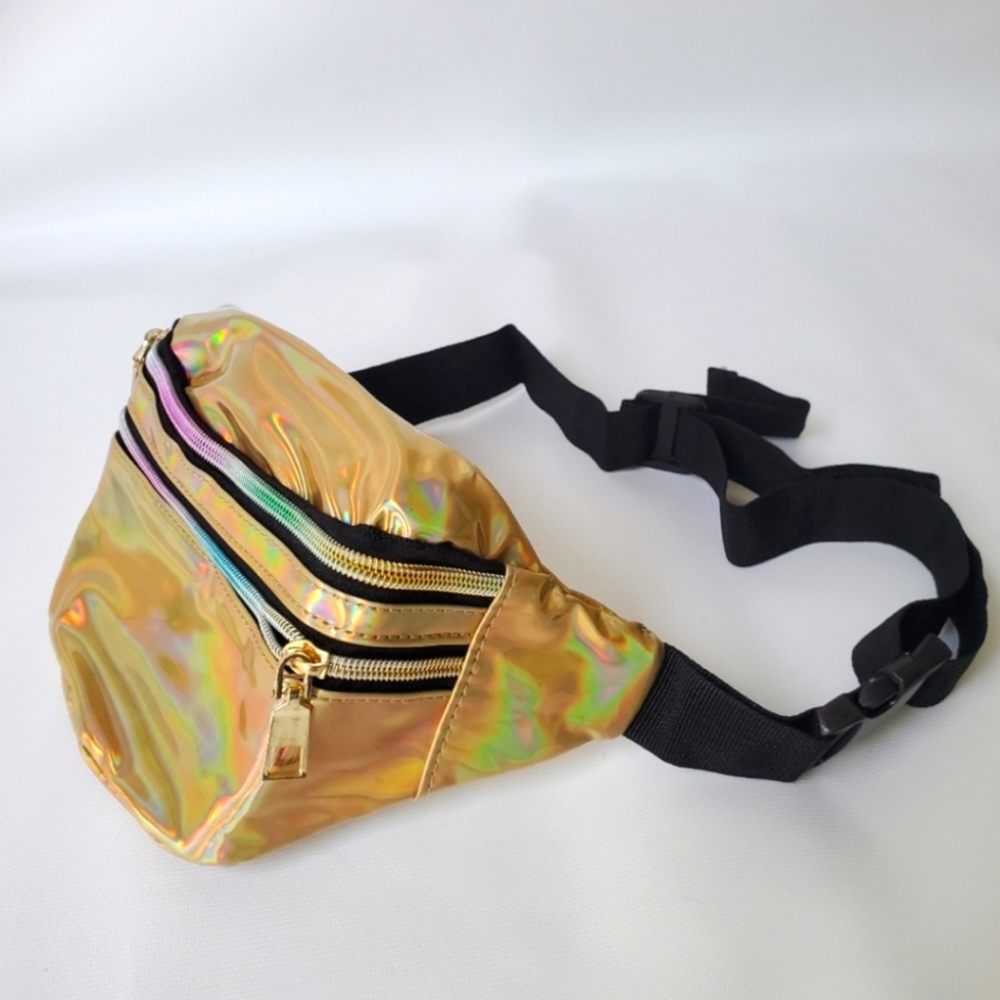 Iridescent Fanny Pack Waist or Crossbody Bag
